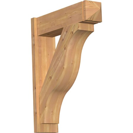 Funston Arts & Crafts Smooth Outlooker, Western Red Cedar, 7 1/2W X 28D X 34H